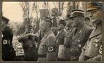 Nazi military officials meet at Gronau, a German town on the border of the Netherlands.