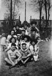 Members of the Gordonia Zionist youth movement in Belgium.