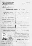 The Polish repatriation document of Chaim (Henry) Sarna.