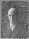 Portrait of Yakov Nachmias.  He lived at Karagoryeva 54 in Bitola.