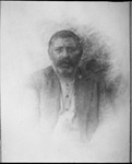 Portrait of Benzion Mishulam.  He lived at Orizarska 7 in Bitola.