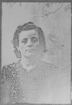 Portrait of Luna Pardo, wife of Peris Pardo.  She lived at Zmayeva 33 in Bitola.