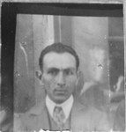 Portrait of David Pardo, son of Yuda Pardo.  He lived at Dalmatinska 55 in Bitola.