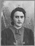 Portrait of Regina Pardo, wife of Solomon Pardo.  She lived at Karagoryeva 56 in Bitola.