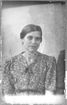 Portrait of Suncho Pardo, wife of Yakov Pardo.  She lived at Karagoryeva 63 in Bitola.