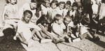 Children in the nursery of the Rivesaltes detention camp.