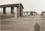 View of the barracks in the Rivesaltes internment camp.