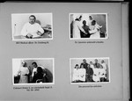 Page from a photo album of the Wasseralifingen DP camp showing the camp's medical staff.