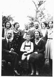 Group portrait of a Jewish family in Ottweiler, Germany.