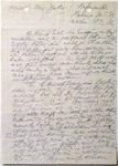 Handwritten letter by MS St. Louis passenger, Julius Hermanns, to Sol Mayer in New York.