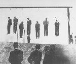 Execution by hanging of Jews from Lvov.