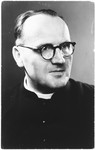 Portrait of Father Louis Celis, Righteous Among the Nations.