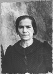 Portrait of Miriam Kassorla, wife of Mushon Kassorla.