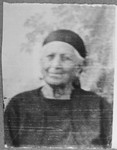 Portrait of Bohora Mayo, wife of Biniamin Mayo.  She lived at Karagoryeva 51in Bitola.