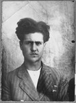 Portrait of Mordechai Koen, son of Avram Koen.  He was a second-hand dealer.