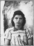 Portrait of Sol Koen, daughter of Aron Koen.  She lived at Karagoryeva 75 in Bitola.
