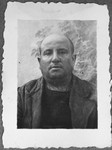 Portrait of Haim Kassorla.  He was a second-hand dealer.
