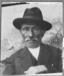 Portrait of Yosef Kassorla.  He was a miller.  He lived at Zvornitska 29 in Bitola.