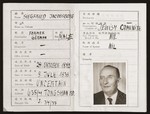 An identification document issued to Siegfried Jacobsberg in Shanghai.