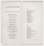 A passenger list issued to Siegfried and Walter Jacobsberg by Lloyd Triestino lines during their trip from Trieste to Shanghai aboard the SS Conte Rosso.