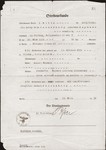Betti Heimann Jacobsberg's death certificate, issued in Berlin on March 17, 1939.