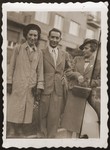 Mania, the donor, her brother Idel and sister, Hela Jakubowicz.