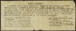 Document certifying that the material being shipped home by Pfc Fritz Wetzel conforms with the provisions of Circular 217 about captured enemy equipment.