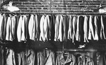 Men's suits made by prisoners at a Slovak labor camp.