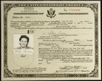 Naturalization certificate issued to Sylvia Amar, a Greek-Jewish immigrant.