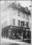 Exterior view of the store belonging to Jakob Heksch.