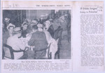 A photo from the North-China Daily News showing the arrival of Jewish refugees in Shanghai.