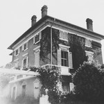 Exterior view of La Feuille (Feuilleraie) which had served as an OSE children's home during the war.