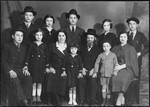 Prewar portrait of a large Hungarian Jewish family in Budapest.