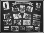 Display panel from a photo exhibition on the Holocaust entitled, "Where Are Our Parents?" created by photographer George Kaddish in a displaced persons' camp.