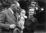 Kurt and Else Stein with their infant son, Werner.