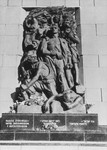 A memorial to the heroes of the Warsaw ghetto uprising by sculptor Nathan Rapaport.