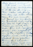 Verso of a postcard send from Perla Krieser from a deportation train to her two daughters in the Rivesaltes concentration camp.