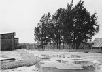 View of the prison yard in the Breendonck concentration camp.