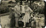 A Jewish family poses for a family portrait in Cordova.