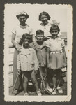 Leah Coopman Rodrigues poses with her sister Janny, her children Elly and Henri, and Janny's daughter Mary.