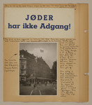 Page from volume two of a set of scrapbooks compiled by Bjorn Sibbern, a Danish policeman and resistance member, documenting the German occupation of Denmark.