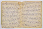 Pages from a diary written by Susie Grunbaum Schwarz while in hiding.