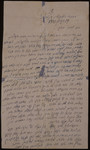 Second page of the ethical will of Elkhanan Elkes, the chairman of the Kovno ghetto Jewish Council.