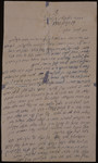 First page of the ethical will of Elkhanan Elkes, the chairman of the Kovno ghetto Jewish Council.