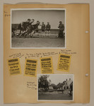 Page from volume three of a set of scrapbooks compiled by Bjorn Sibbern, a Danish policeman and resistance member, documenting the German occupation of Denmark.