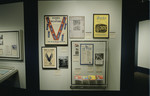 View of one panel of the special exhibition "Fighting the Fires of Hate: America and the Nazi Book Burnings" (April 29 -- October 13, 2003), U.S.
