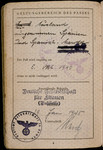 German passport issued to Setty Sondheimer by the German Consulate in Kaunas.