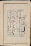 Page of Setty Sondheimer's passport issued by the German Consulate in Kaunas.