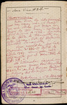 Page from Setty Sondheimer's passport stamped with a visa to Equator.