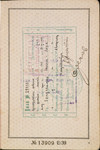 German passport issued to Hanni Sondheimer by the German Consulate in Kaunas.